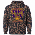 Farmersville Band Dad Loud and Proud adult Independent Trading Co. SS4500 hoodie in Duck Camo