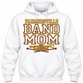 Farmersville Band Mom adult hoodie – Gildan White