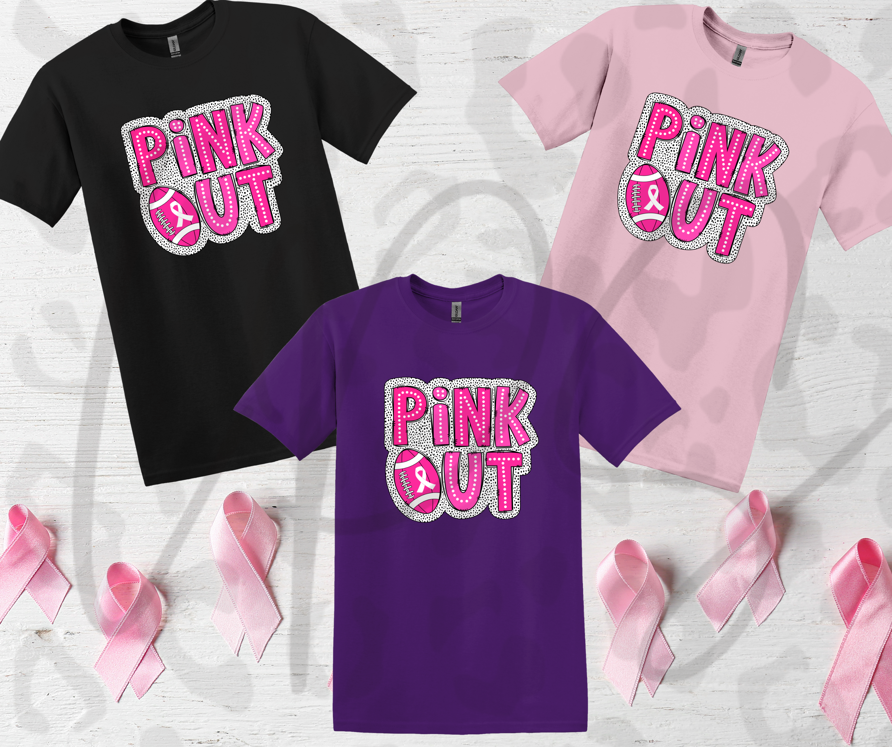 Pink Out Polka Dot Tee – Stand Out, Spread Awareness & Look Amazing Doing It