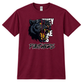 Princeton Panthers notlikeus adult Gildan Softstyle 64000 Maroon garment mockup