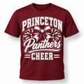 Princeton Panthers cheer tee retail mockup