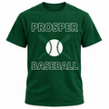 Prosper Eagles baseball tee in dark green