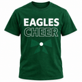 Prosper Eagles cheer tee in dark green