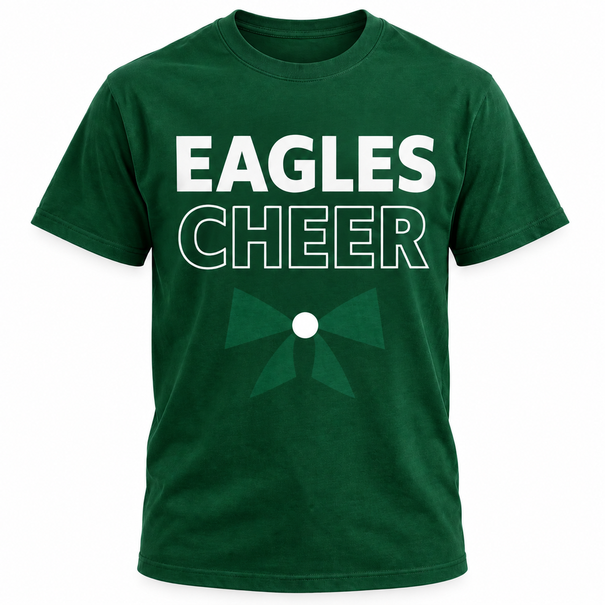 Prosper Eagles cheer tee in dark green