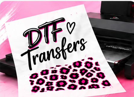 DTF printing transfers and printer