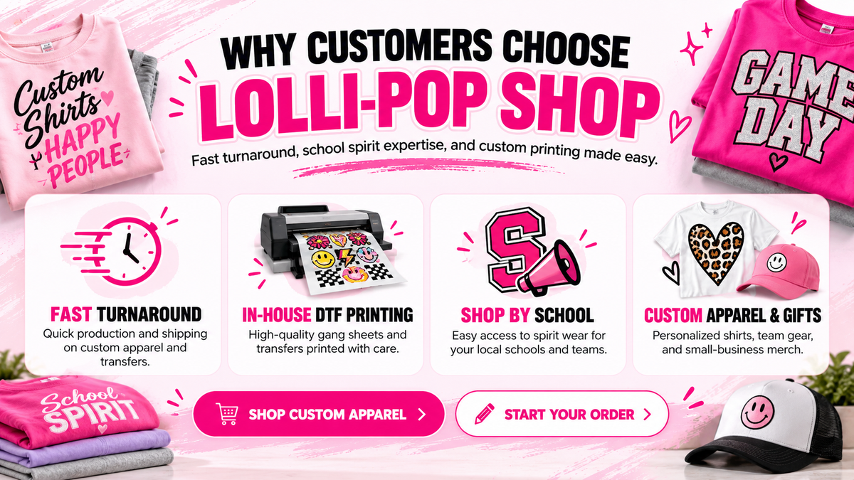 Why customers choose Lolli-Pop Shop