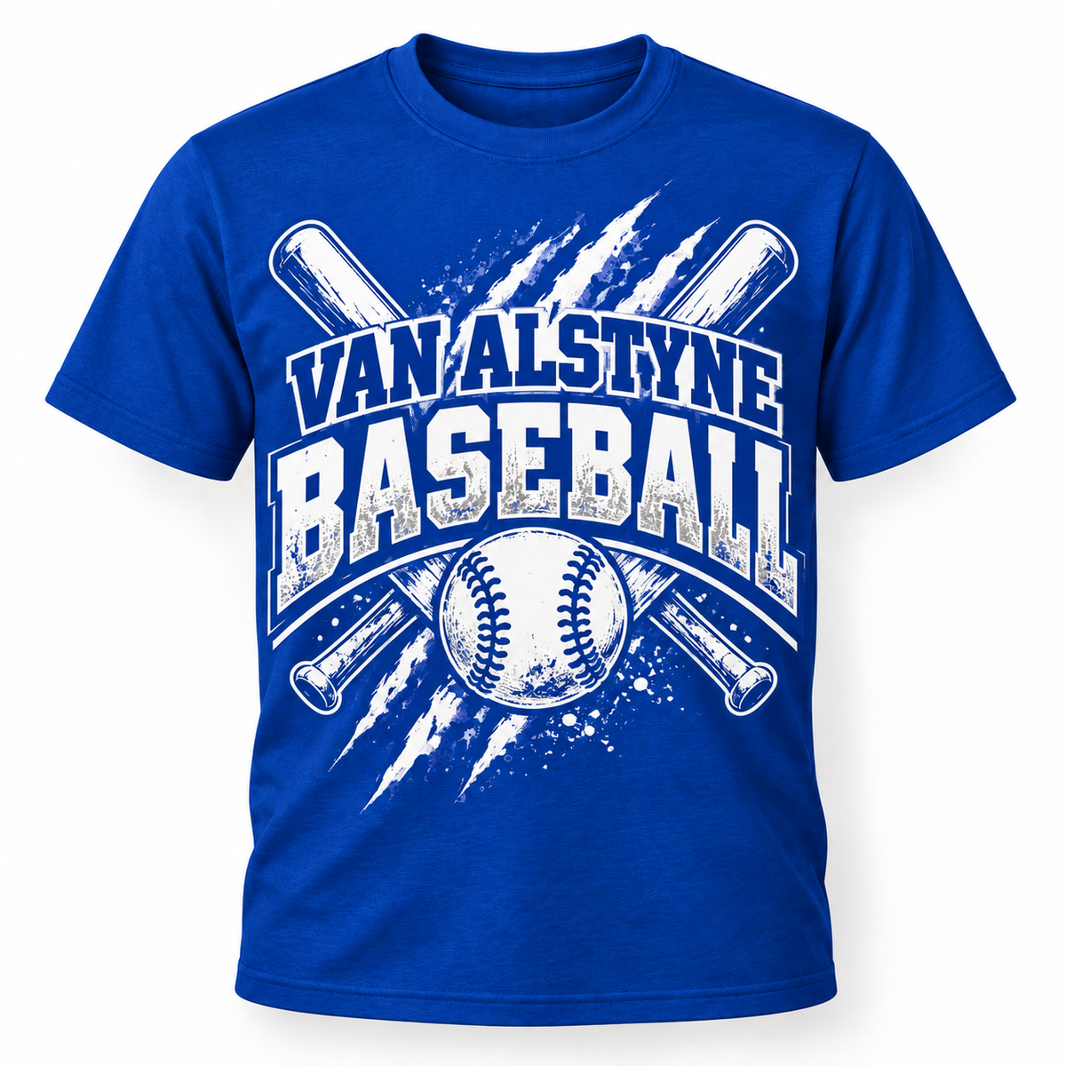 Van Alstyne Panthers baseball tee retail mockup