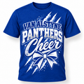 Van Alstyne Panthers cheer tee retail mockup
