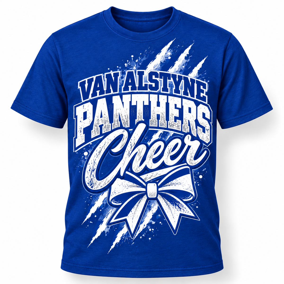 Van Alstyne Panthers cheer tee retail mockup